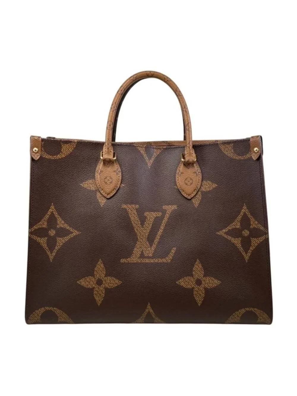 Louis Vuitton Tote Bag On The Go MM Monogram Reverse